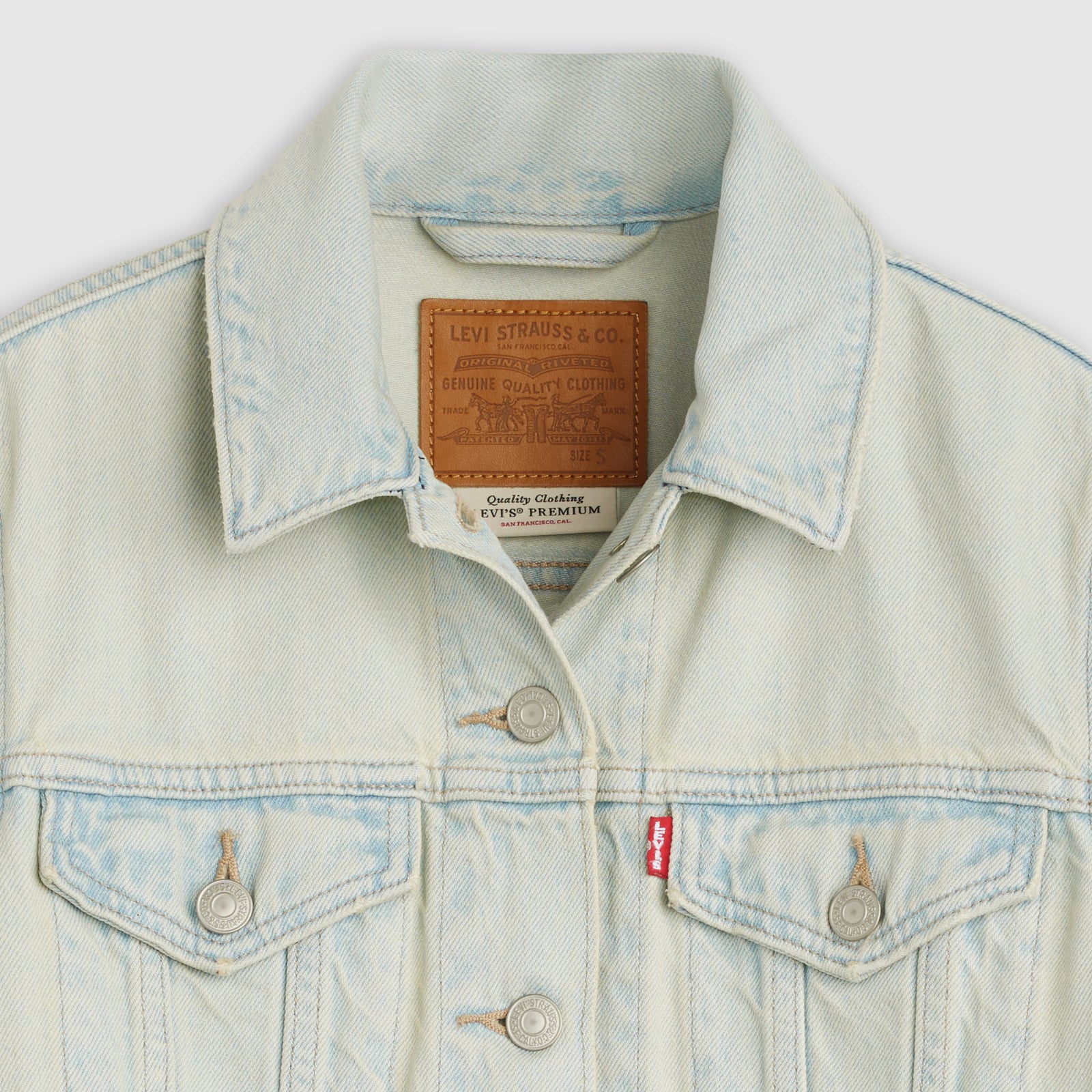 levi's® 經典牛仔外套 | 女裝 299450242S- Medium Indigo – Levi's 香港