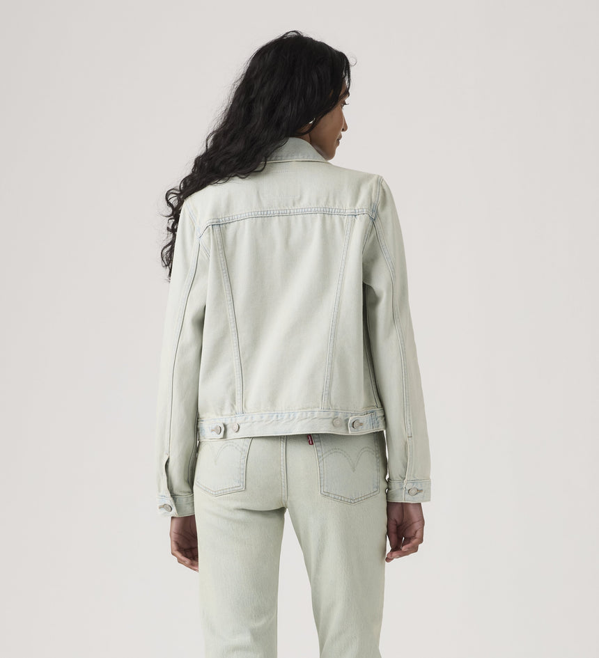 levi's® 經典牛仔外套 | 女裝 299450242S- Medium Indigo – Levi's 香港