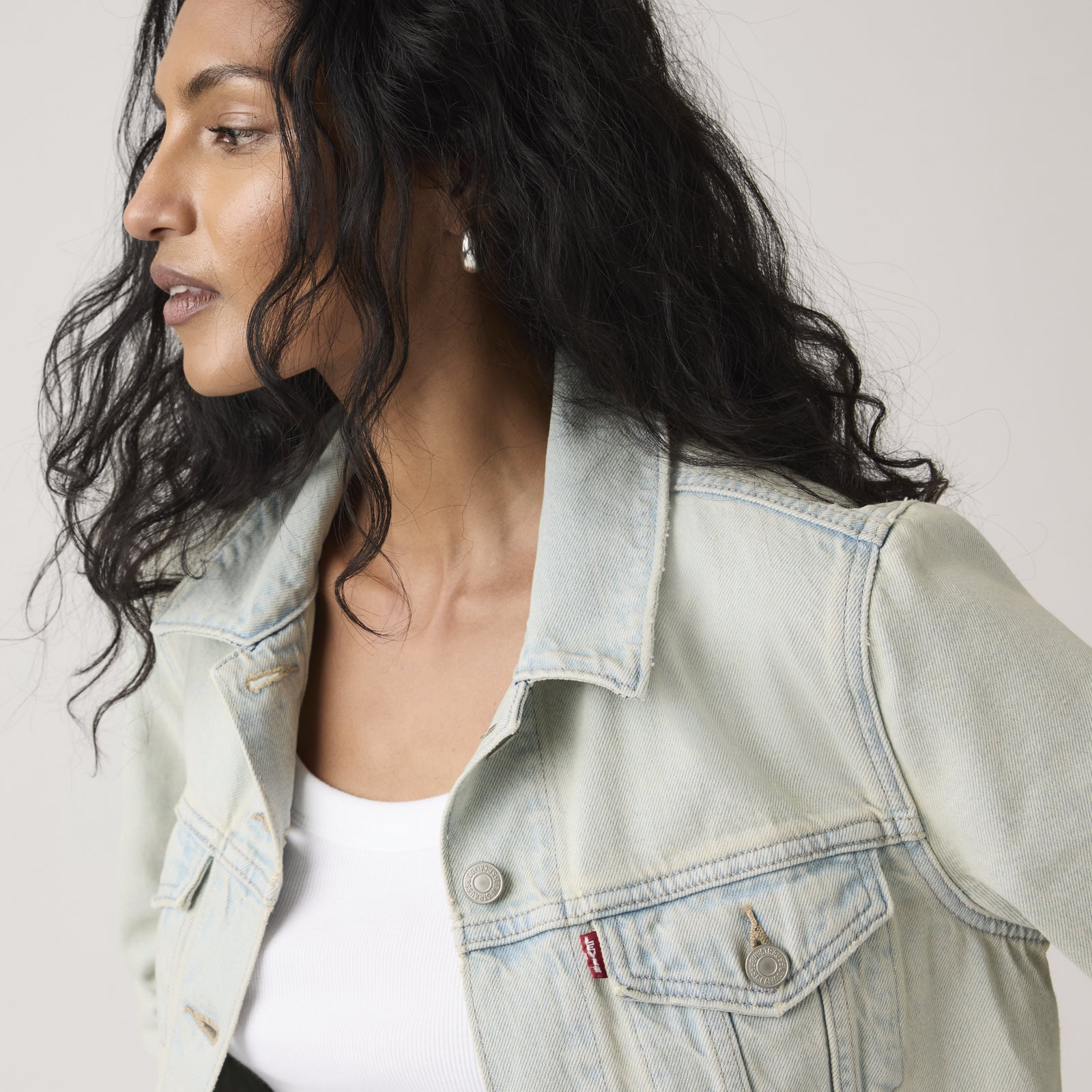 levi's® 經典牛仔外套 | 女裝 299450242S- Medium Indigo – Levi's 香港