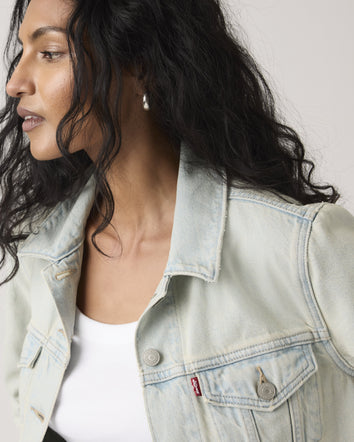 levi’s® women's original trucker jacket 299450242S- Medium Indigo  – Levi's Hong Kong