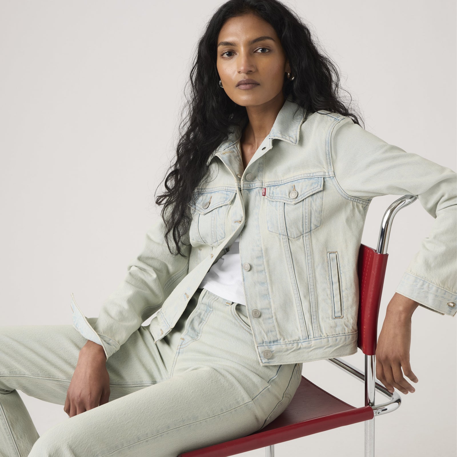 levi's® 經典牛仔外套 | 女裝 299450242S- Medium Indigo – Levi's 香港