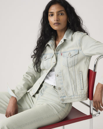 levi’s® women's original trucker jacket 299450242S- Medium Indigo  – Levi's Hong Kong