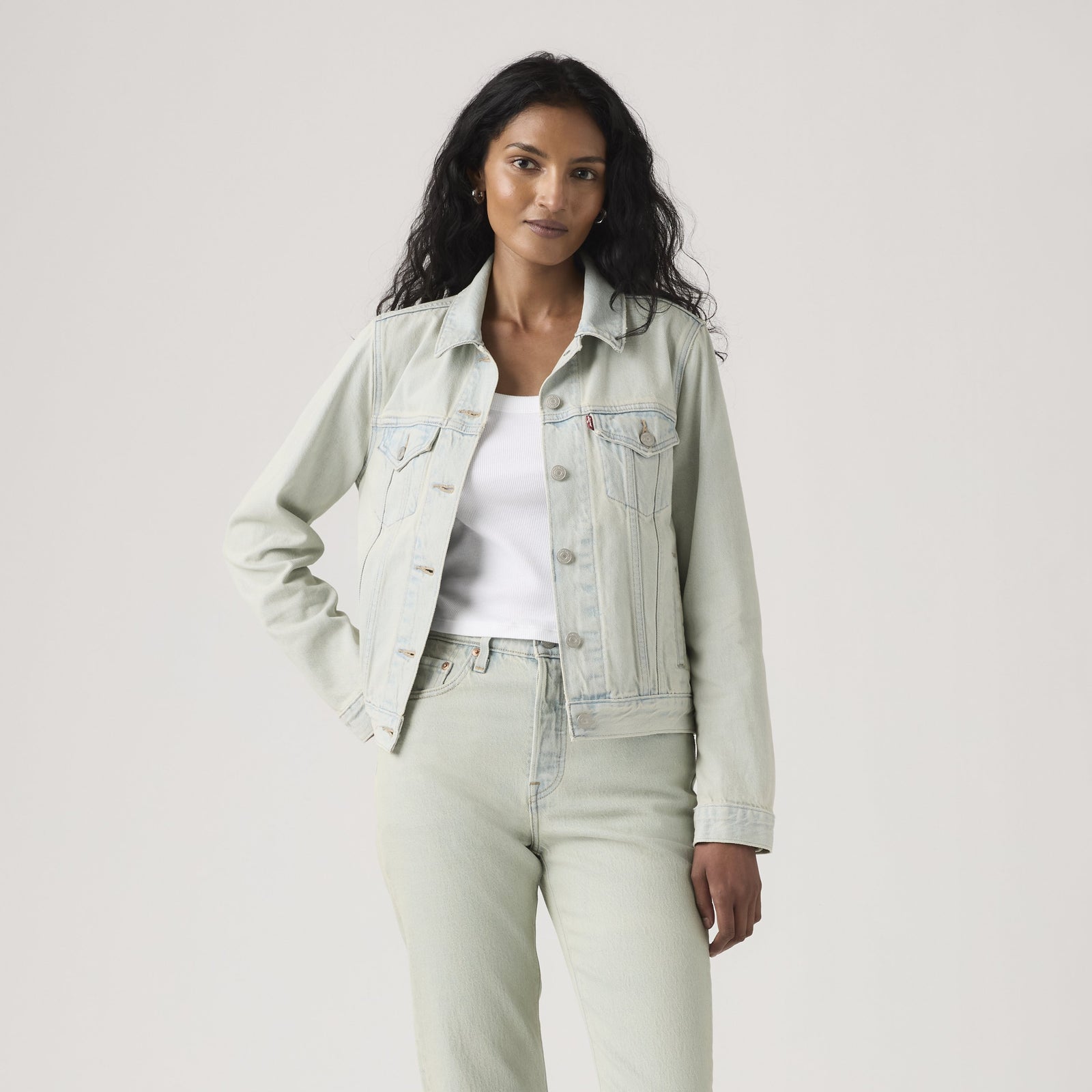 levi's® 經典牛仔外套 | 女裝 299450242S- Medium Indigo – Levi's 香港