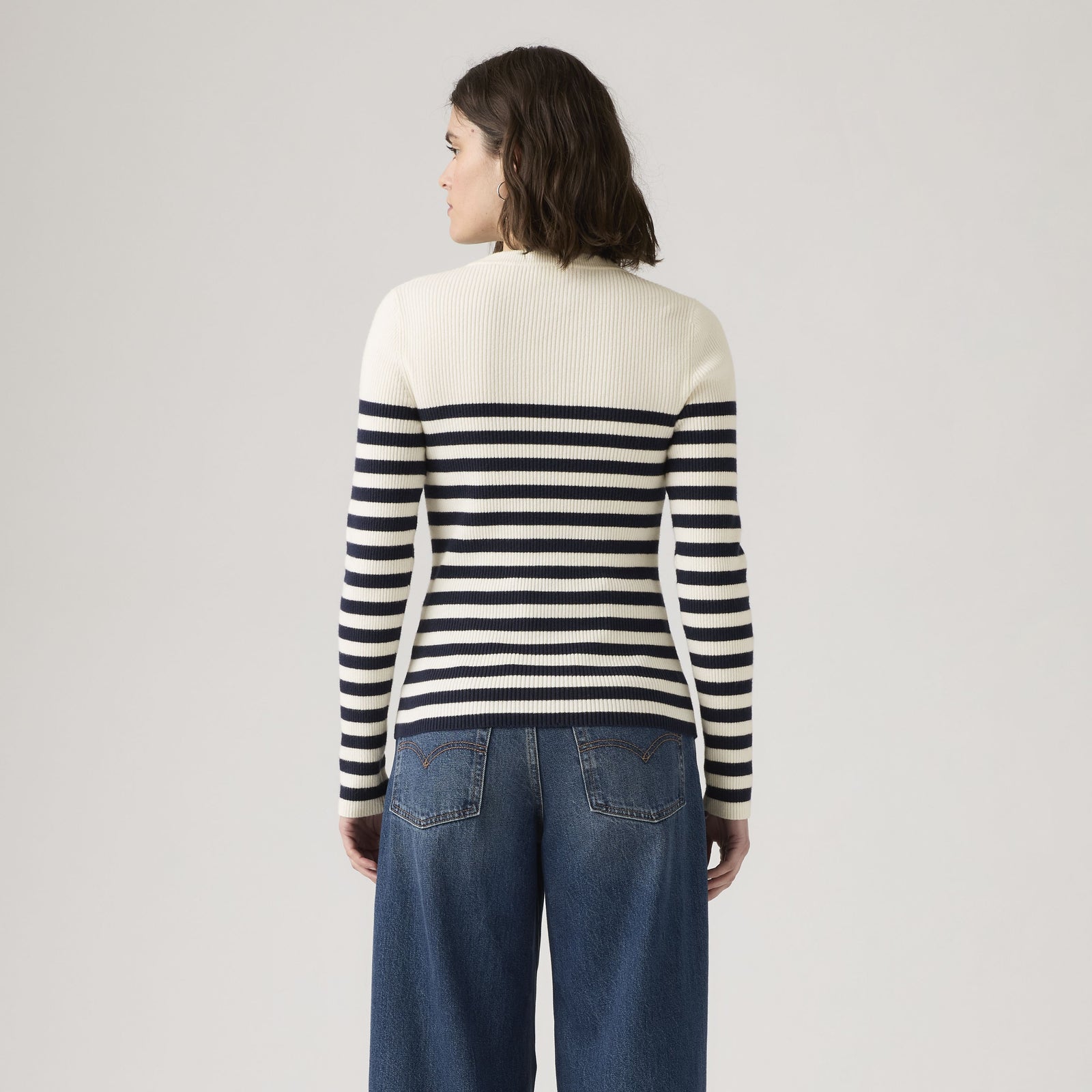 levi's® 羅紋圓領毛衣 | 女裝 - multicolor | levi's hk A07190036XS- Multicolor – Levi's 香港