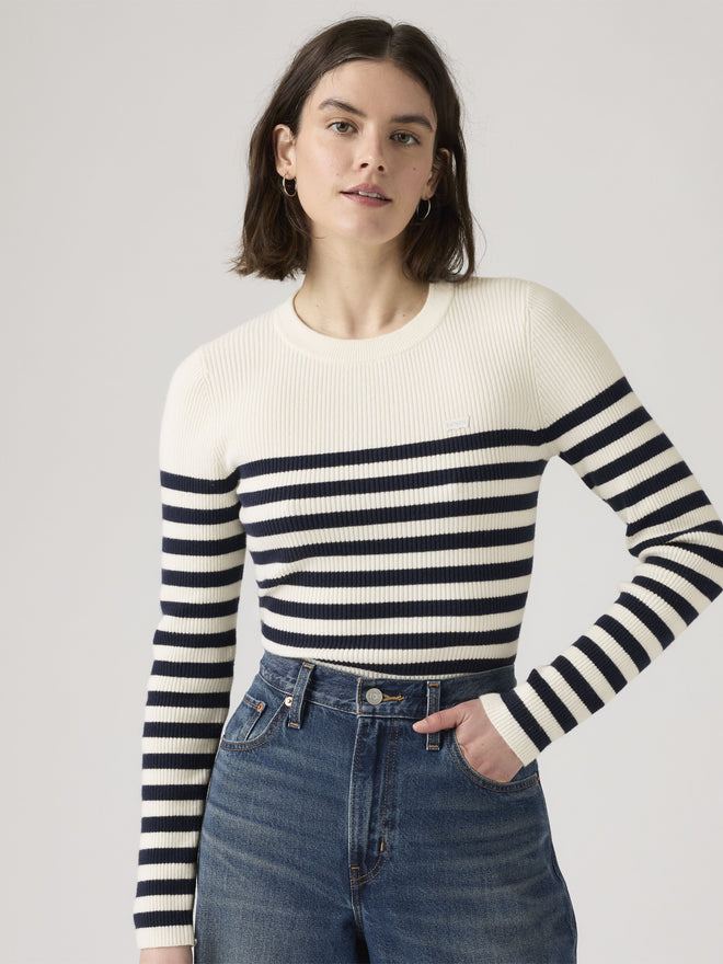 levi's® 羅紋圓領毛衣 | 女裝 - multicolor | levi's hk A07190036XS- Multicolor  – Levi's 香港