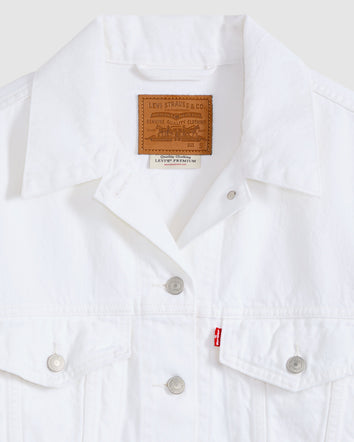 levi's® '90s trucker 卡車司機外套 | 女裝 A17430177XXS- White  – Levi's 香港