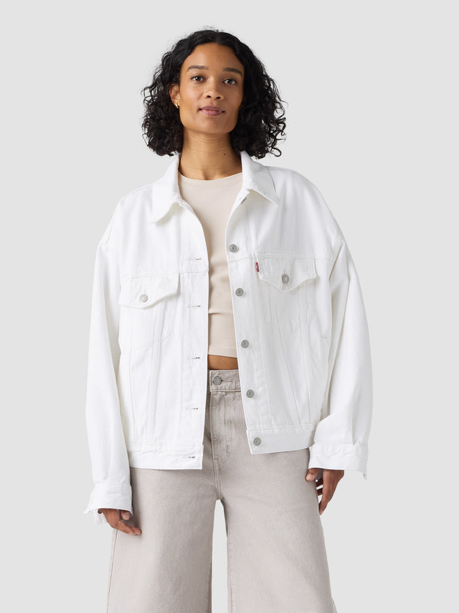 levi's® women's '90s trucker jacket A17430177XXS- White  – Levi's Hong Kong