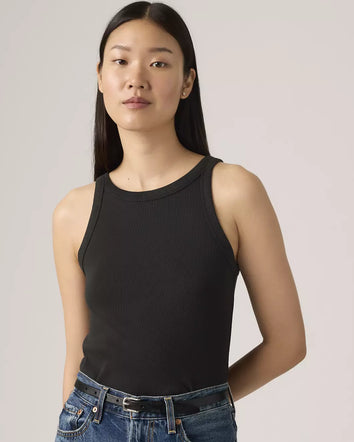 levi's® essential racer 背心 | 女裝   A33810001XS- Black  – Levi's 香港