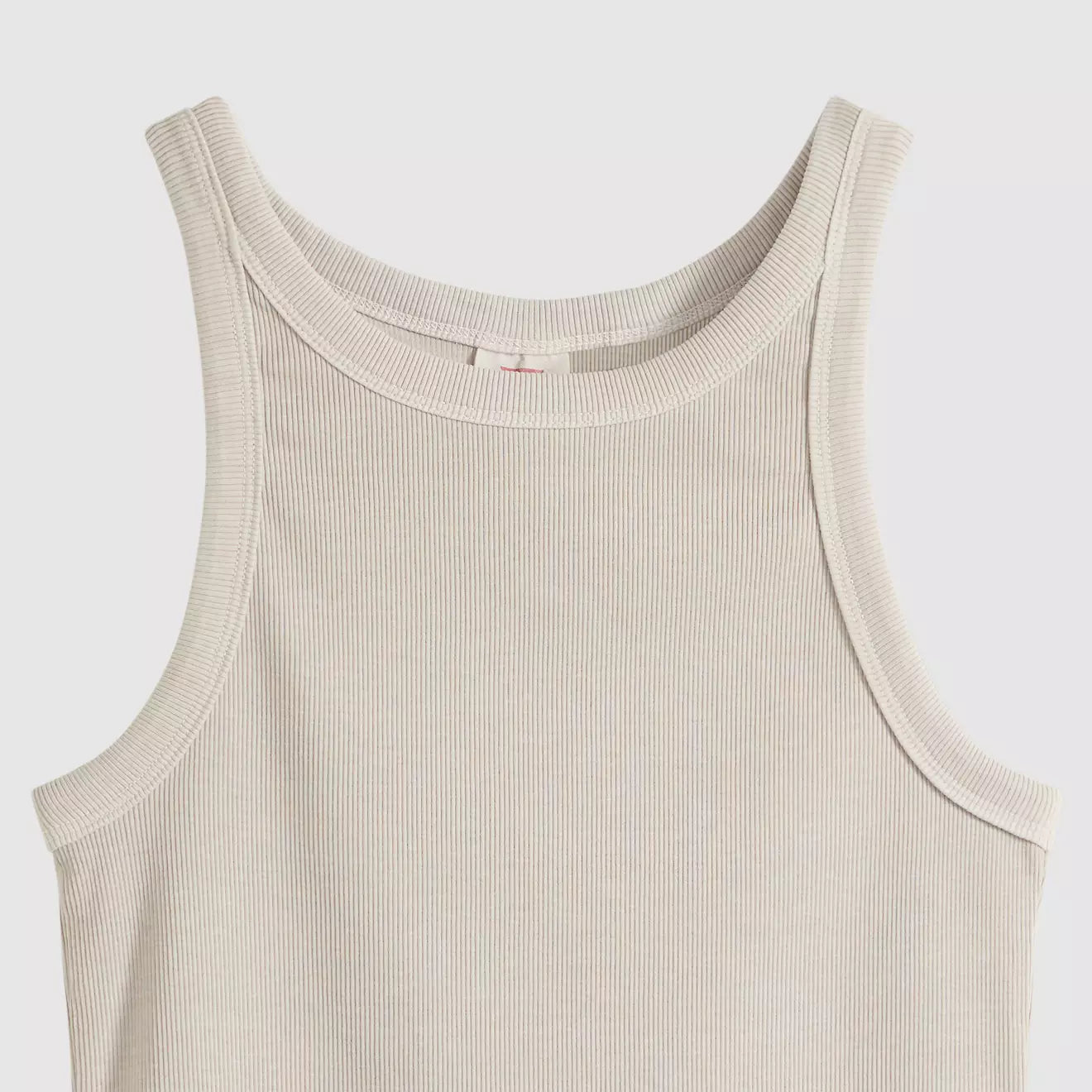 levi's® women's essential racer tank A33810039M- Grey – Levi's Hong Kong