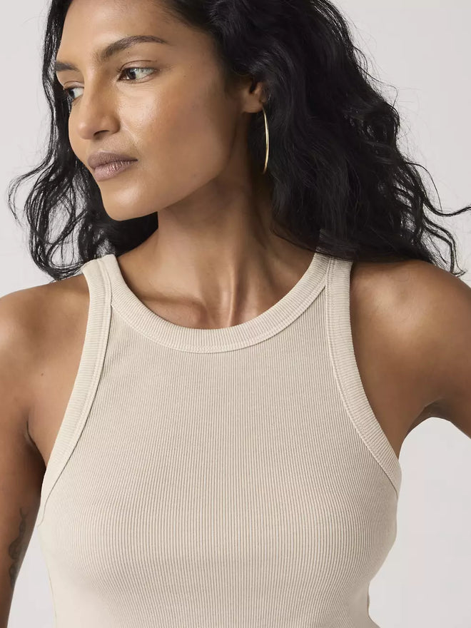 levi's® women's essential racer tank A33810039M- Grey  – Levi's Hong Kong