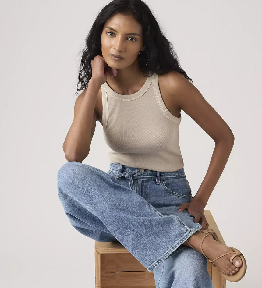 levi’s® 女裝 essential racer工字背心   A33810039S- Grey – Levi's 香港