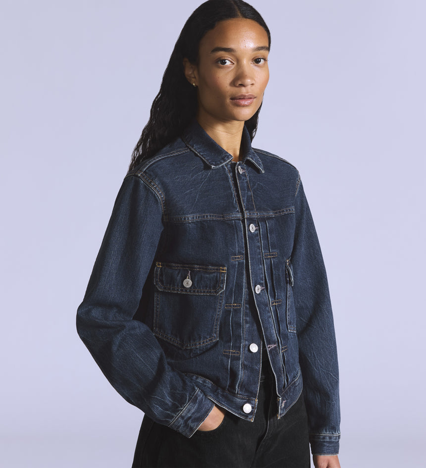 levi’s® blue tab™ women’s type ii trucker jacket A58840004XS- Multicolor – Levi's 香港