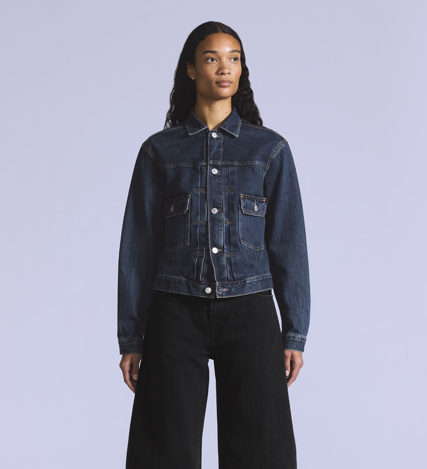 levi’s® blue tab™ women’s type ii trucker jacket A58840004XS- Multicolor – Levi's 香港
