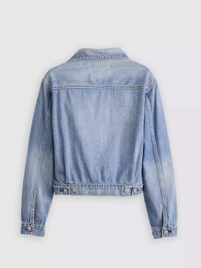 levi's® blue tab™ women's type ii trucker jacket A58840005XS- Medium Indigo  – Levi's Hong Kong