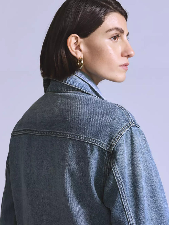 levi's® blue tab™ women's type ii trucker jacket A58840005XS- Medium Indigo  – Levi's Hong Kong