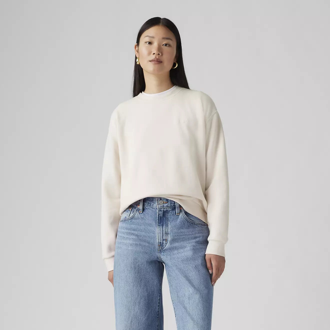 levi's® everyday 日常衛衣 | 女裝   A59420036XS- White – Levi's 香港