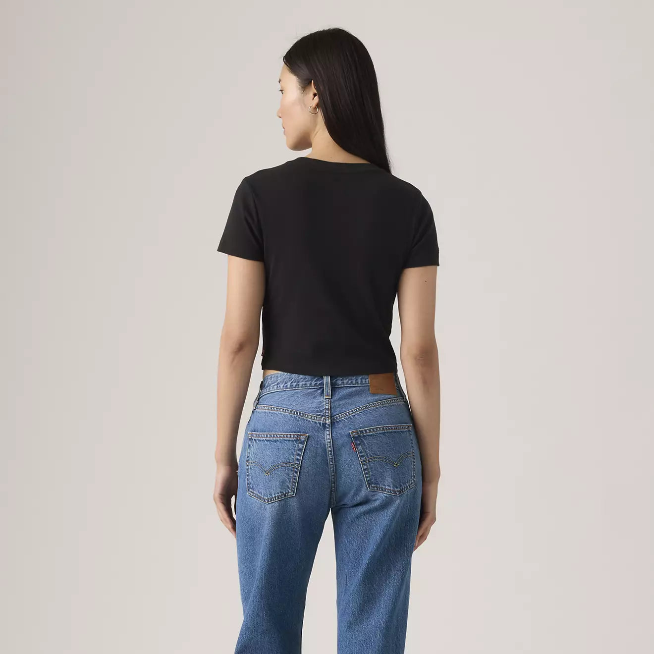 levi's® women's essential sporty t-shirt A74190001XS- Black – Levi's Hong Kong
