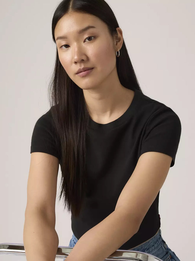 levi's® essential sporty t恤 | 女裝 A74190001XS- Black  – Levi's 香港