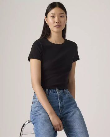 levi's® women's essential sporty t-shirt A74190001XS- Black  – Levi's Hong Kong