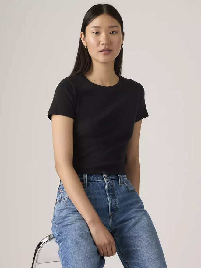 levi's® essential sporty t恤 | 女裝 A74190001XS- Black  – Levi's 香港
