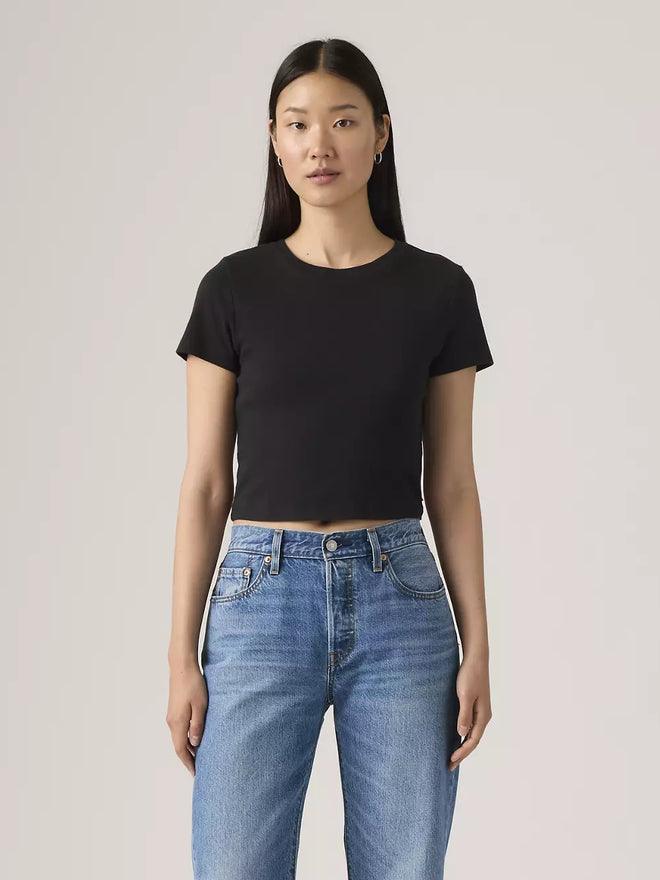 levi's® essential sporty t恤 | 女裝 A74190001XS- Black  – Levi's 香港