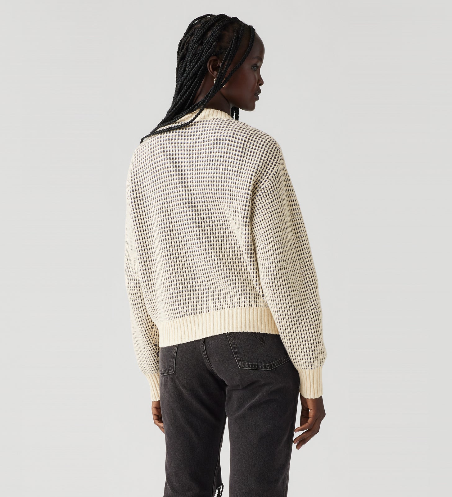 levi's® 雪花圖案開襟羊毛衫 A87280009XXS- Grey – Levi's 香港