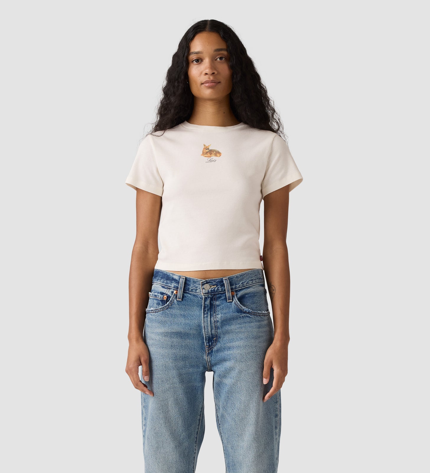 levi's® graphic essential sporty t恤 | 女裝 A87980082L- White – Levi's 香港