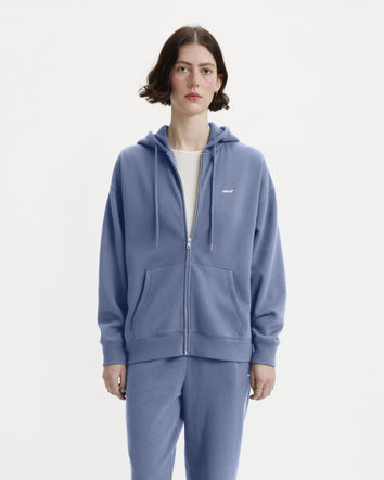 levi's® women's everyday zip-up hoodie A59450006XS- Vintage Indigo X  – Levi's Hong Kong
