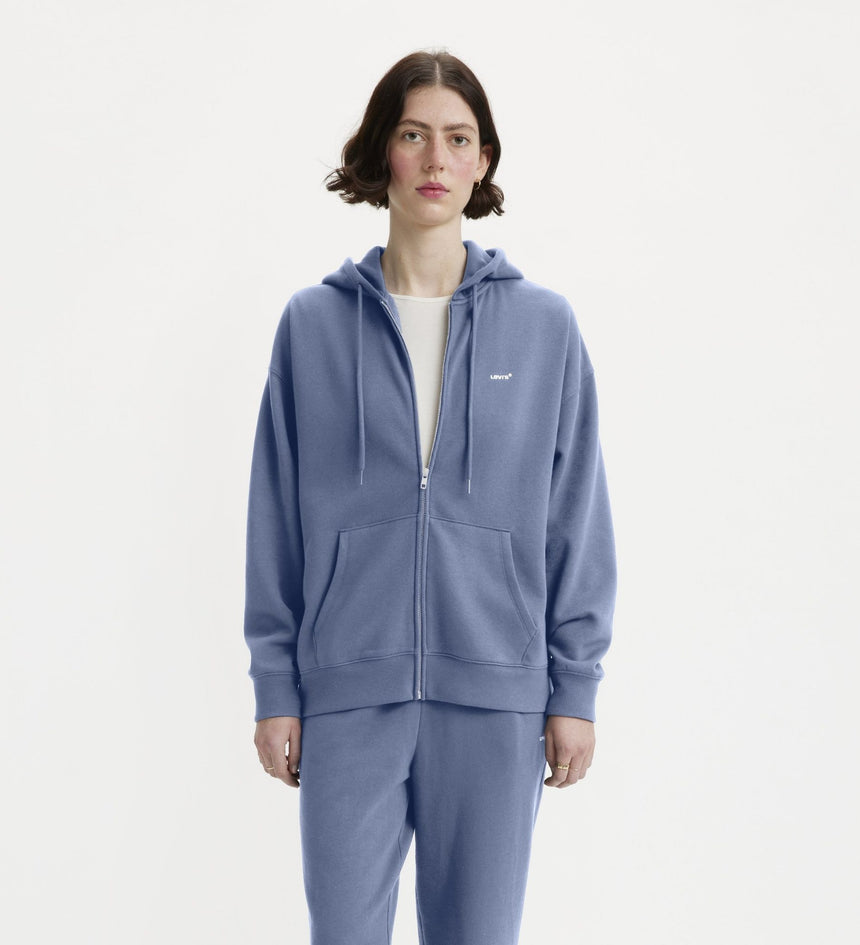 levi's® women's everyday zip-up hoodie A59450006XS- Vintage Indigo X – Levi's Hong Kong