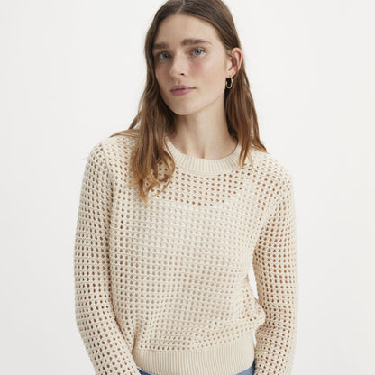 Levi's® Women's Superbloom Crochet Long-Sleeve Top