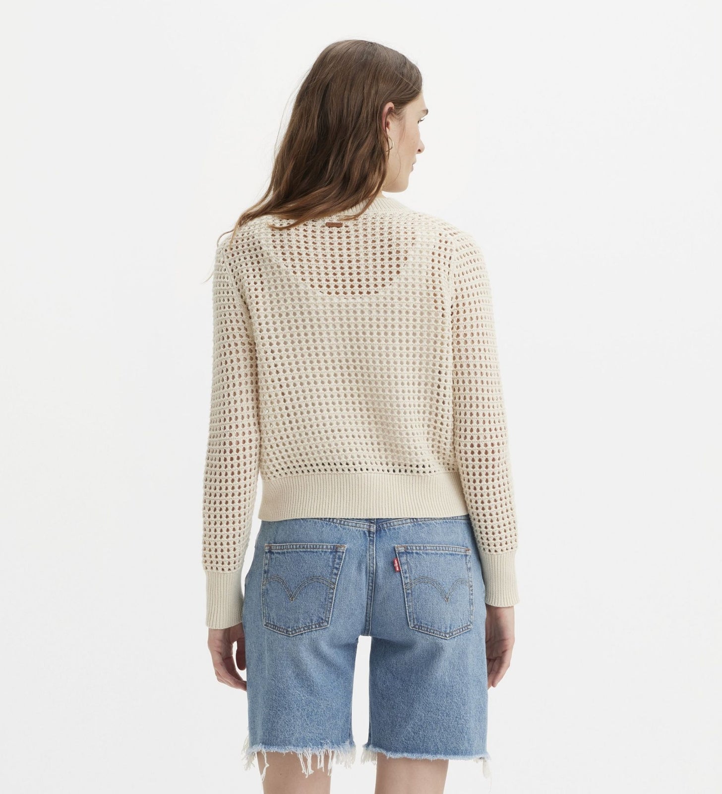 levi's® superbloom鉤針長袖上衣| 女裝 A88890000XXS- Egret – Levi's 香港