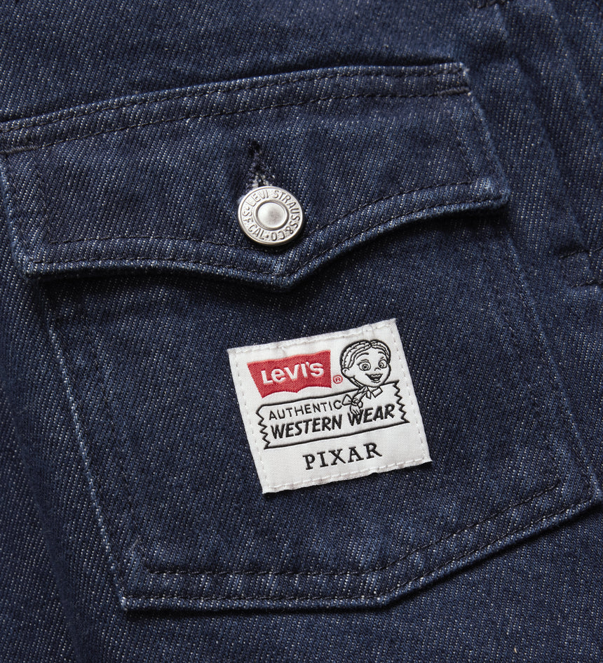 levi's® x toy story women's type ii trucker jacket 0034C0000XS- Dark Indigo – Levi's Hong Kong
