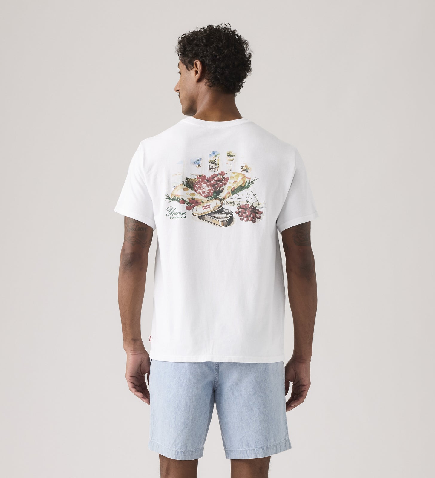 levi's® relaxed 寬鬆短袖圖案 t恤 | 男裝   161432386S- White – Levi's 香港