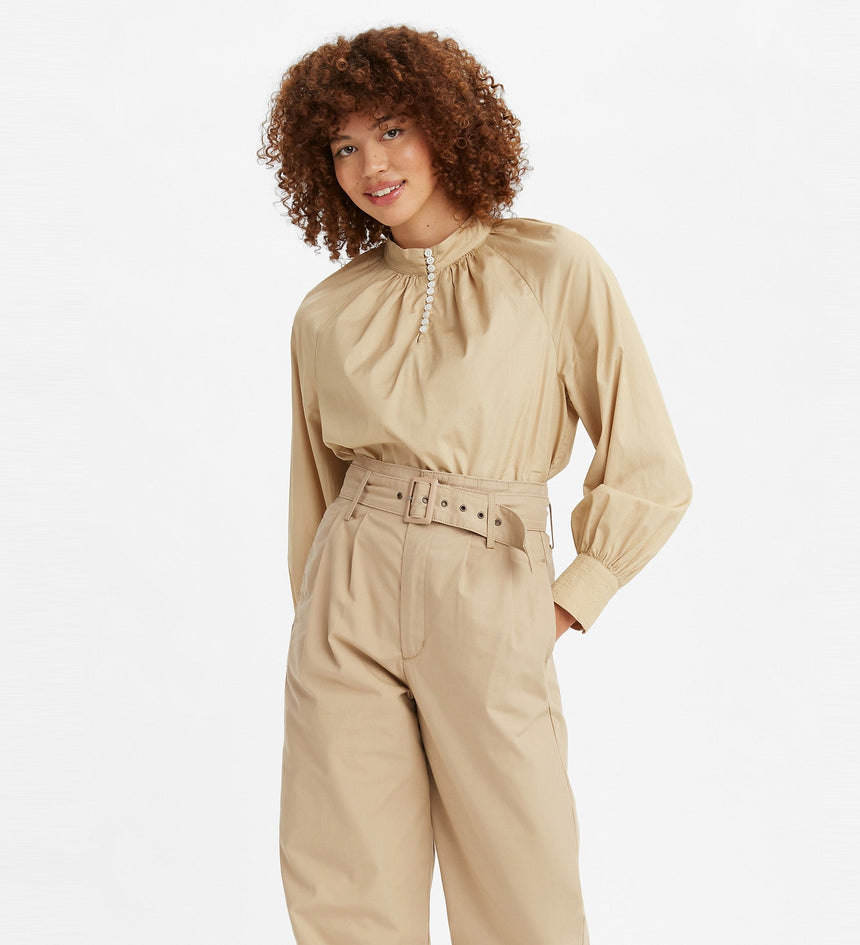 gillian mock neck ls top safari 292640003L- Safari – Levi's Hong Kong
