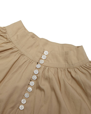 高領鈕扣門襟襯衫 | 女裝 292640003L- Safari  – Levi's 香港