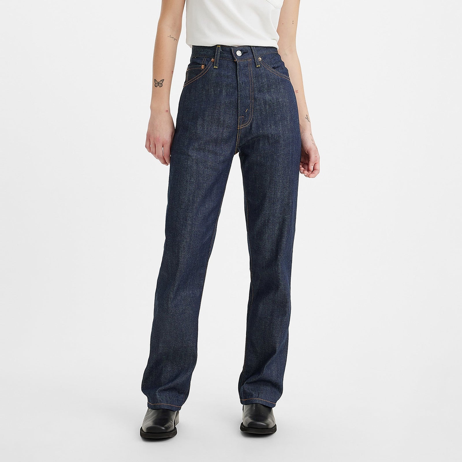 levi's® 1950's 701 jeans 5070100362630 Dark Indigo Organic 701 - Dark Indigo - Flat Finish – Levi's Hong Kong
