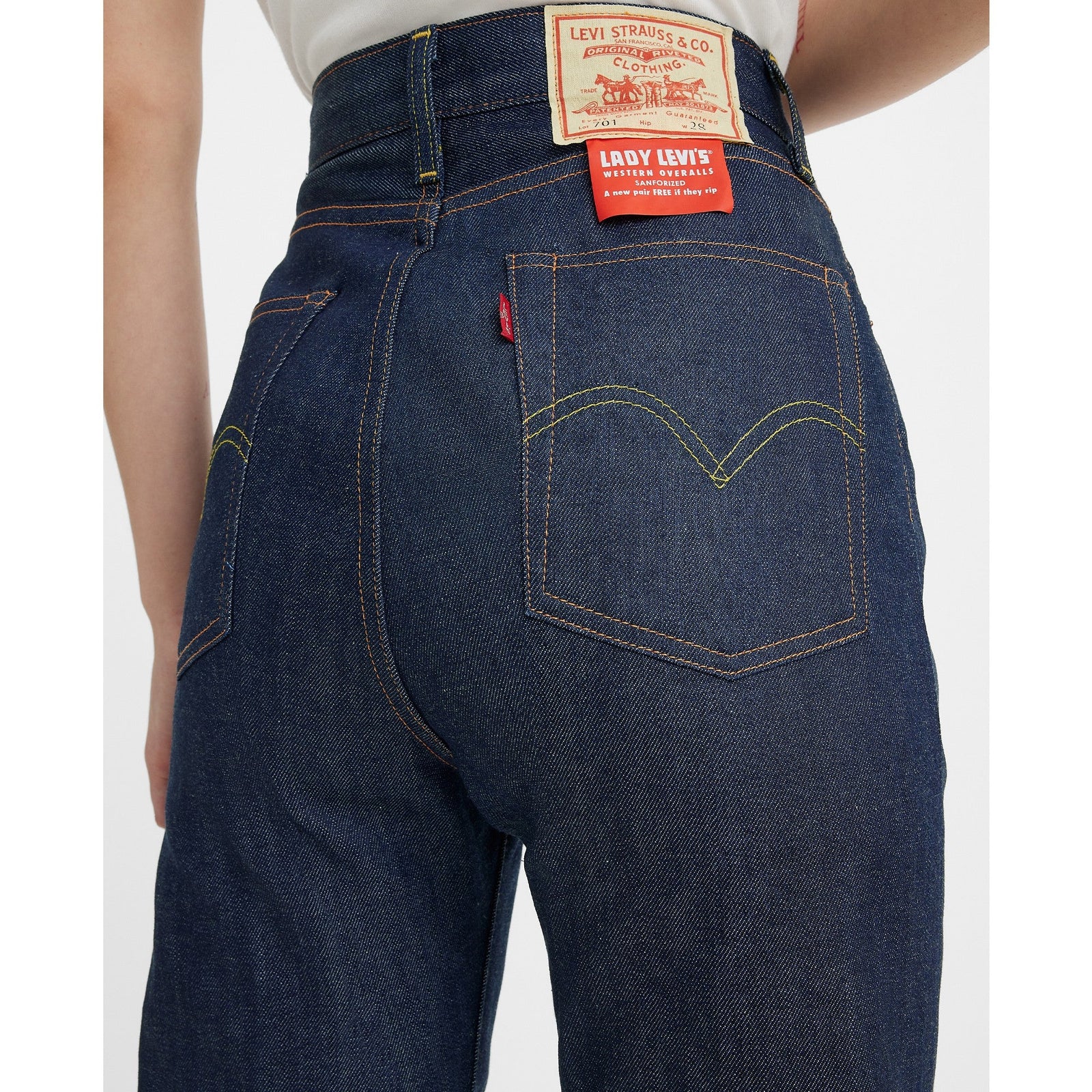levi's® 1950's 701 jeans 5070100362630 Dark Indigo Organic 701 - Dark Indigo - Flat Finish – Levi's Hong Kong