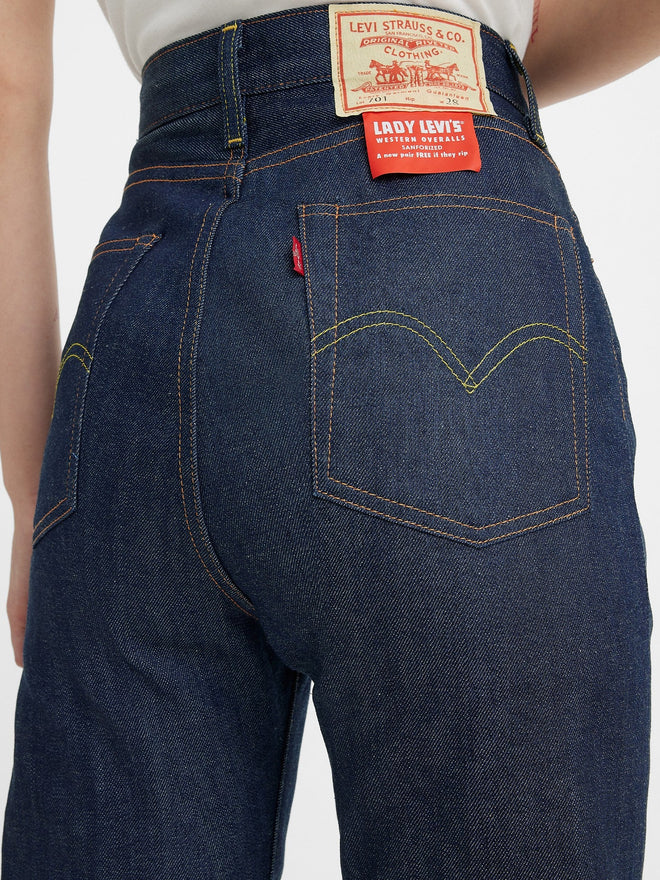 levi's® 1950's 701 jeans 5070100362630 Dark Indigo Organic 701 - Dark Indigo - Flat Finish  – Levi's Hong Kong