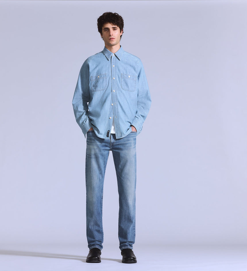 levi’s® blue tab™ 男裝 502™ 修身窄腳牛仔褲 A588100113432 Medium Indigo – Levi's 香港