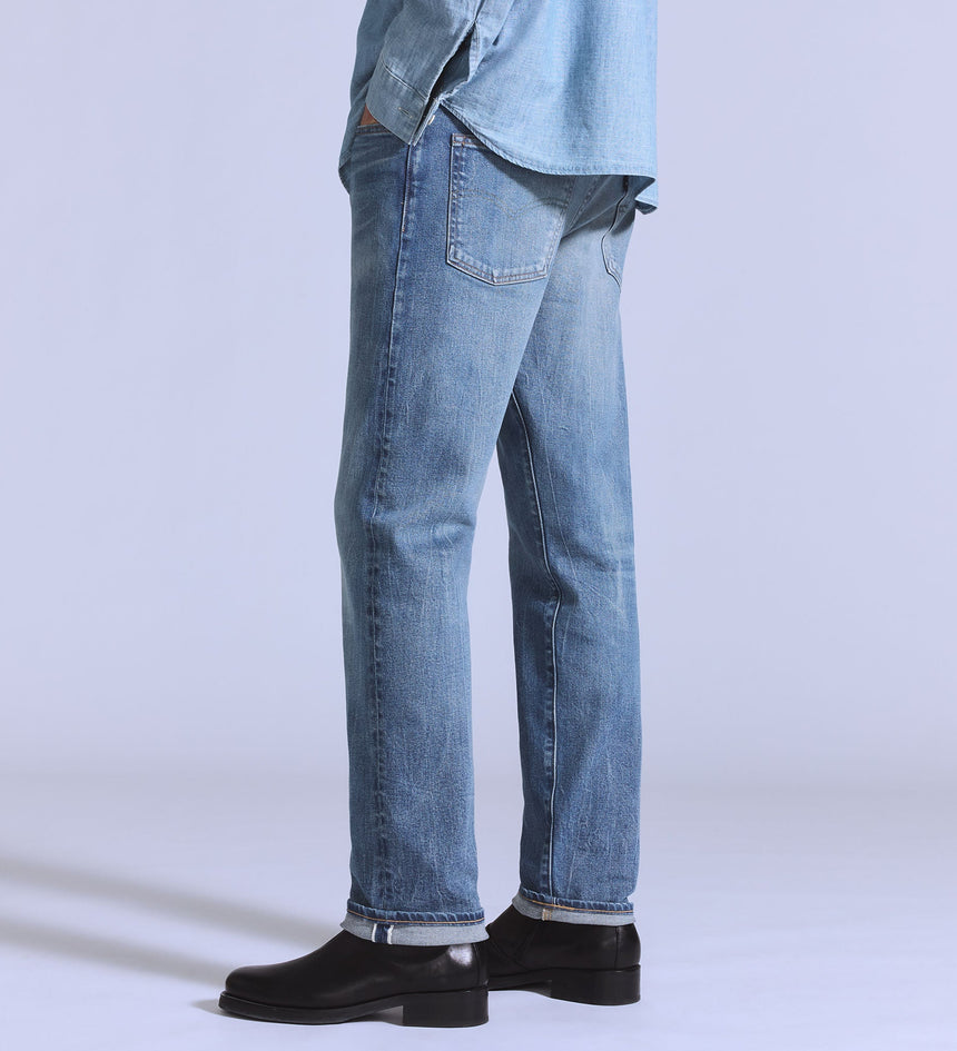 levi’s® blue tab™ 男裝 502™ 修身窄腳牛仔褲 A588100113432 Medium Indigo – Levi's 香港