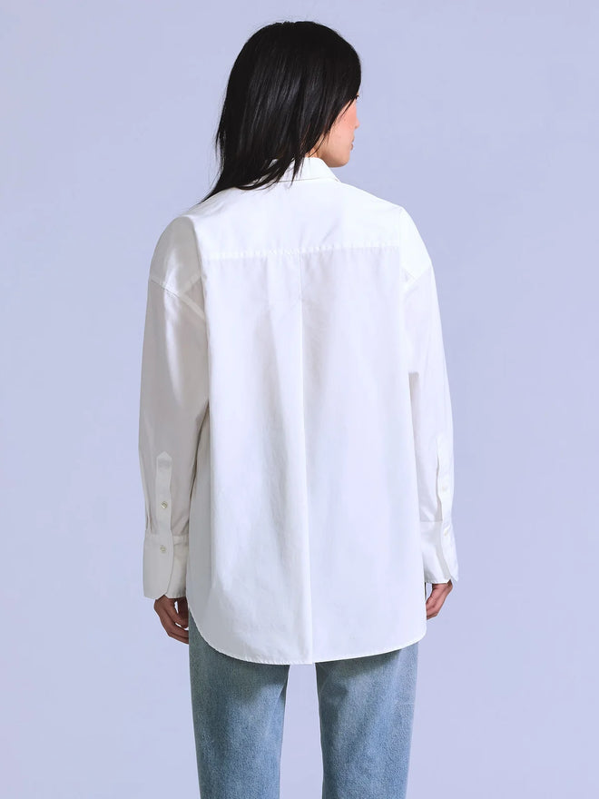 levi's® blue tab™ 梭織鈕扣襯衫 | 女裝 006UD0002XS- White  – Levi's 香港