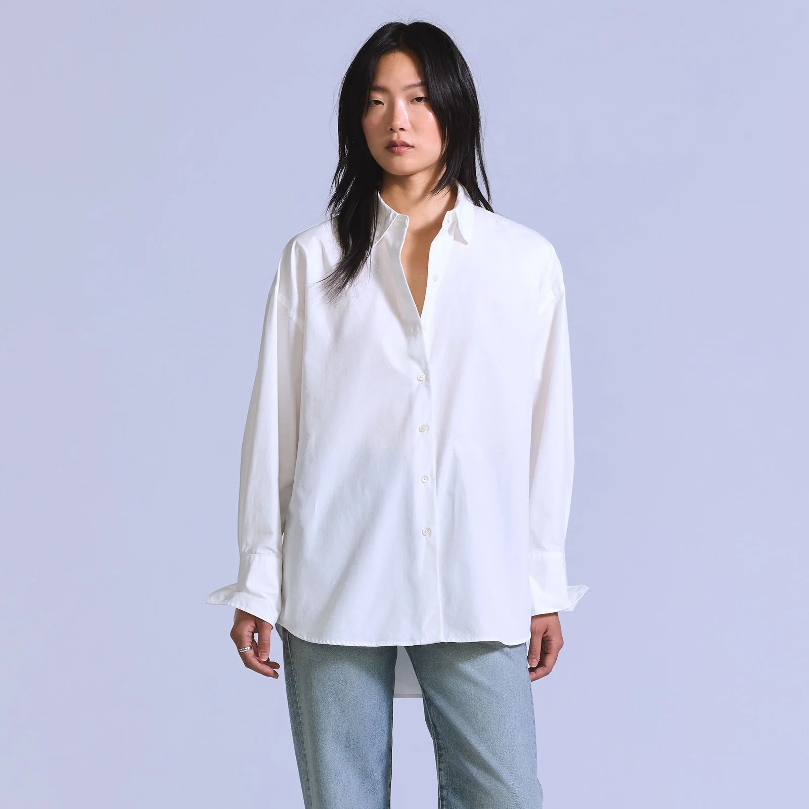 levi's® blue tab™ 梭織鈕扣襯衫 | 女裝 006UD0002XS- White – Levi's 香港
