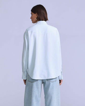 levi's® blue tab™ rider 騎士襯衫 | 女裝   004TS0001XS- Blue  – Levi's 香港