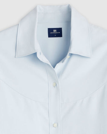 levi's® blue tab™ rider 騎士襯衫 | 女裝   004TS0001XS- Blue  – Levi's 香港