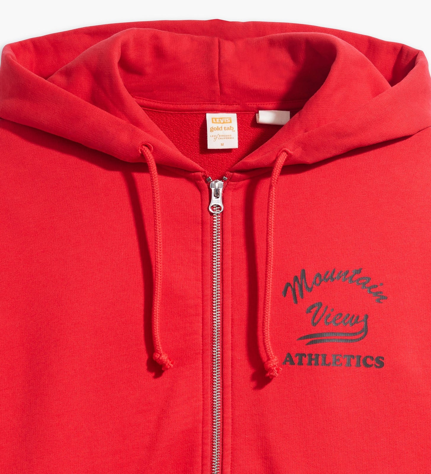 levi's® gold tab™ men's full zip hoodie A37680013S- Urban Red - Red – Levi's Hong Kong