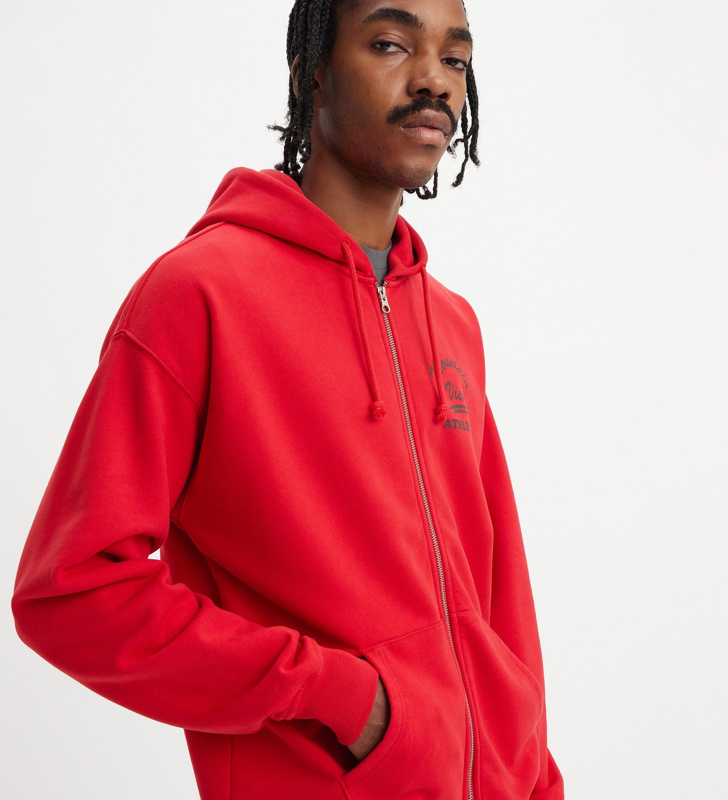 levi's® gold tab™ men's full zip hoodie A37680013S- Urban Red - Red – Levi's Hong Kong