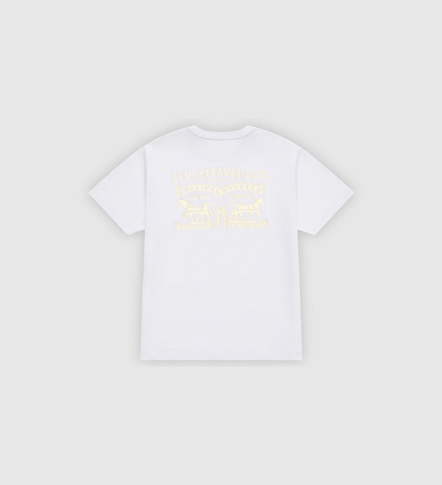 levi's® 2026 新年限定雙馬標準版型t恤 | 男裝 0080Q0000XS- White – Levi's 香港