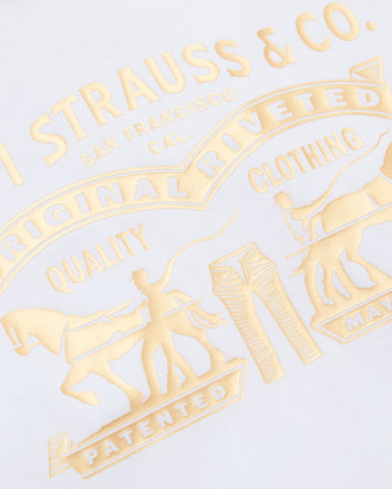 levi's® 2026 新年限定雙馬標準版型t恤 | 男裝 0080Q0000XS- White  – Levi's 香港