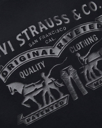 levi's® 2026 新年限定雙馬標準版型t恤 | 男裝 0080Q0001S- Black  – Levi's 香港