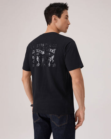 levi's® 2026 新年限定雙馬標準版型t恤 | 男裝 0080Q0001S- Black  – Levi's 香港